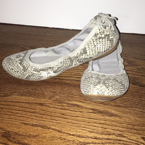 cole haan snakeskin flats